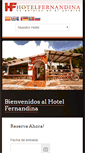 Mobile Screenshot of hotelfernandinagalapagos.com